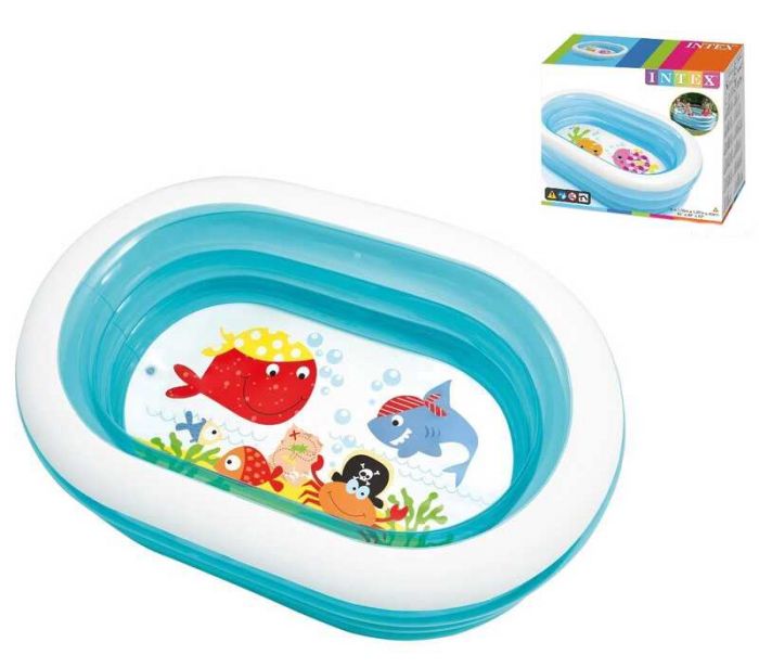 Intex Бассейн 57482 NP (6) "Китёнок" размером 163х107х46см, объем: 238л, вес: 2,66кг, от 3 лет.