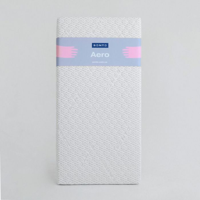 Детский матрас Sonto Aero 3D, размеры 120x60x12 в детскую кроватку