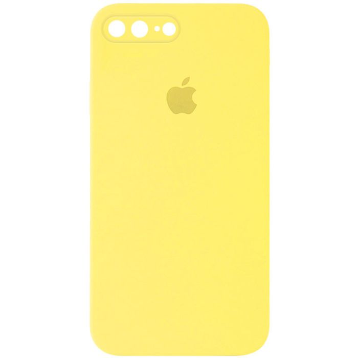 Чехол Silicone Case Square Full Camera Protective (AA) для Apple iPhone 7 plus/8 plus (5.5")