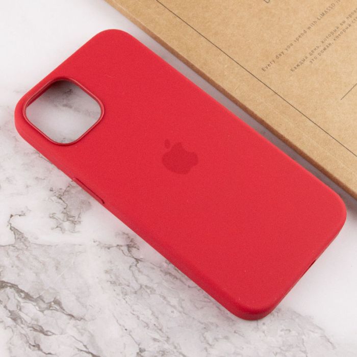 Чехол Silicone case (AAA) full with Magsafe and Animation для Apple iPhone 13 (6.1")