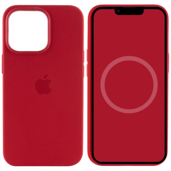 Чехол Silicone case (AAA) full with Magsafe and Animation для Apple iPhone 13 Pro Max (6.7")