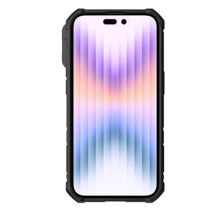 TPU+PC чехол Nillkin CamShield Armor Pro logo (шторка на камеру) для Apple iPhone 14 Pro Max