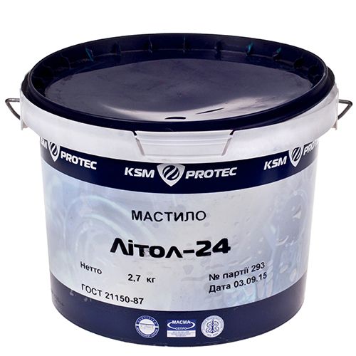 Смазка Литол-24 KSM Protec ведро 2,7 кг