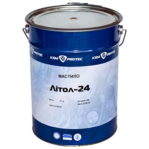 Смазка Литол-24 KSM Protec ведро 17 кг
