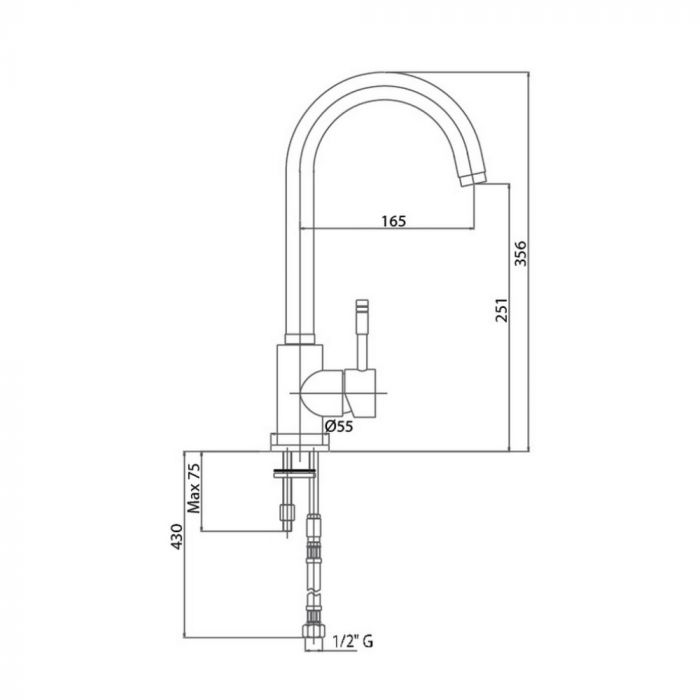 Смеситель для кухни Bianchi Mody LVMMDY2000ACRM