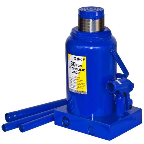 Домкрат гидравлический телескоп 30т. min 282мм – max 465мм 23,5кг (DB-30001/T93004) (DB-30001)