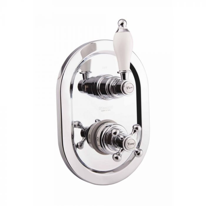 Смеситель термостатический скрытого монтажа для душа Bianchi Termostatici INDTRM207400CRM для двух потребителей