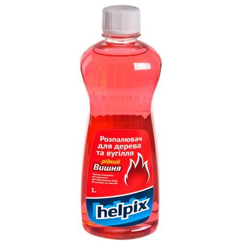 Разжигатель для дерева и угля HELPIX 1000 мл (жидкий) ВИШНЯ (0063)