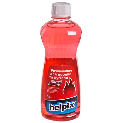 Разжигатель для дерева и угля HELPIX 500 мл (гелевый) ВИШНЯ (0070)
