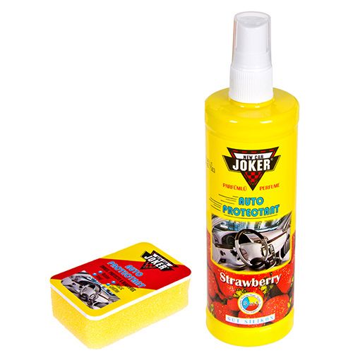 Полироль торпедо редкий с губкой 300мл (strawberry)