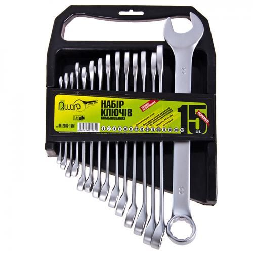 Набор ключей комбинированных 15 предметов Alloid (специальность) (НК-2005-15М)