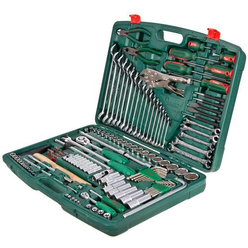 Набор инструмента 158 предметов1/4", 1/2" (TK-158V) HANS (ТК-158V)
