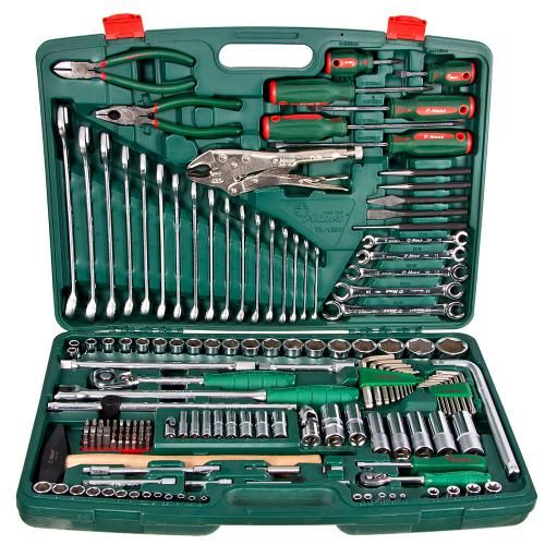 Набор инструмента 158 предметов1/4", 1/2" (TK-158V) HANS (ТК-158V)