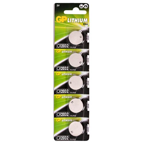 Батарейка GP дисковая Lithium Button Cell 3.0V CR2032-8U5 литиевая (4891199001147)