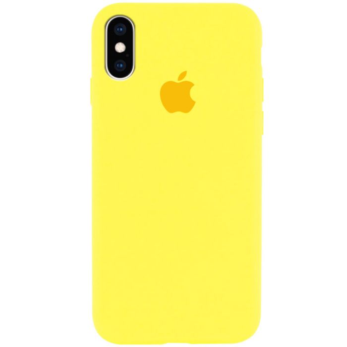 Чехол Silicone Case Full Protective (AA) для iPhone X (5.8") / XS (5.8")
