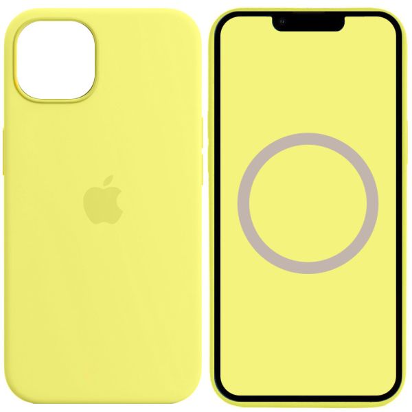 Чехол Silicone case (AAA) full with Magsafe and Animation для Apple iPhone 13 (6.1")