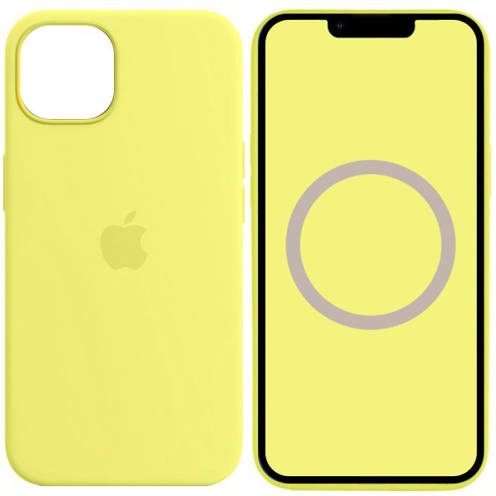 Чехол Silicone case (AAA) full with Magsafe and Animation для Apple iPhone 13 (6.1")
