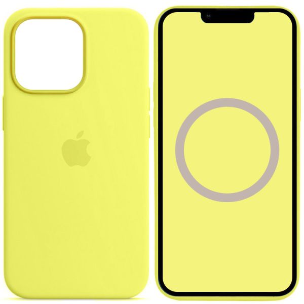 Чехол Silicone case (AAA) full with Magsafe and Animation для Apple iPhone 13 Pro (6.1")