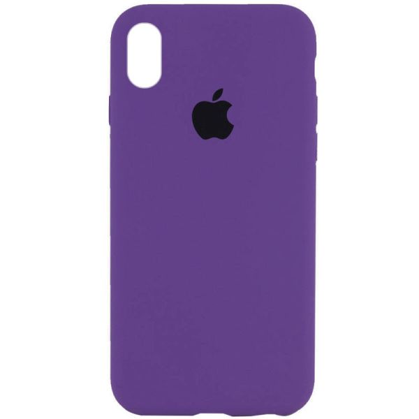 Чехол Silicone Case Full Protective (AA) для iPhone X (5.8") / XS (5.8")