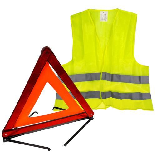 Набор авар знак. ЗА 617 (ЗА007+жилет безопасности ЖБ003) (ЗА 617)