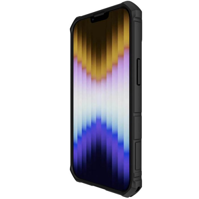 TPU+PC чехол Nillkin CamShield Armor Pro logo (шторка на камеру) для Apple iPhone 14 / 13 (6.1")