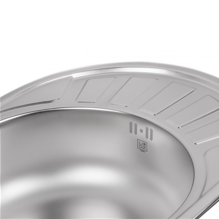 Кухонная мойка Lidz 5745 0,6мм Satin (LIDZ574506SAT)