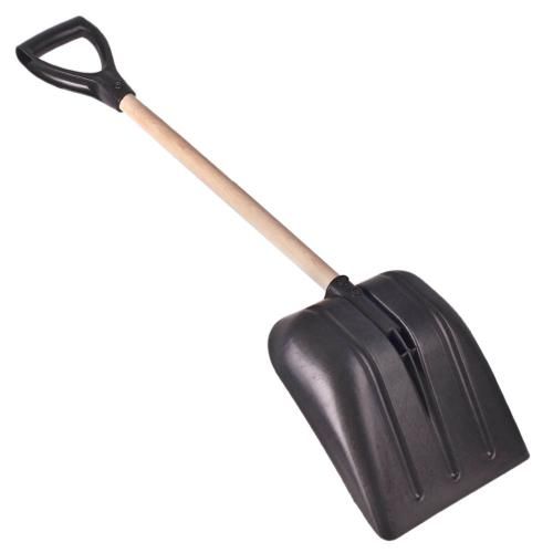 Лопата для снега с деревянной ручкой 94см (270х320мм)