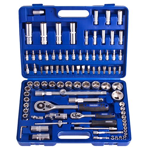 Универсальный набор инструмента 1/4" & 1/2", 94 предм (6 ган.)Werker