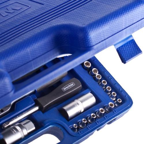 Универсальный набор инструмента 1/4" & 1/2", 108 предм (6 ган.) Werker