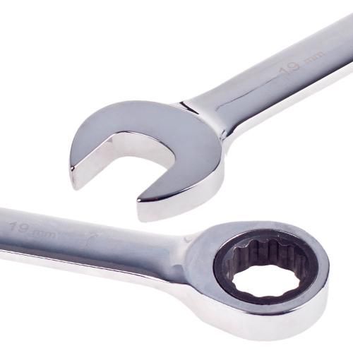 Набор ключей комбинированных трещоточных 8 предметов, 8-19мм Alloid