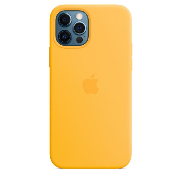 Чехол Silicone case (AAA) full with Magsafe для Apple iPhone 12 Pro / 12 (6.1")