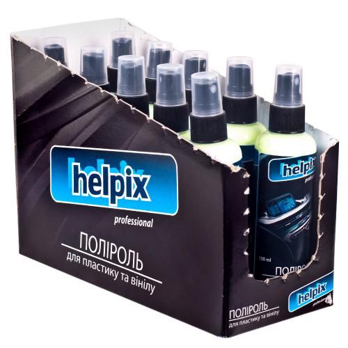 Полироль для пластика и винила HELPIX Professional 100мл распылитель (ЯБЛОКО)