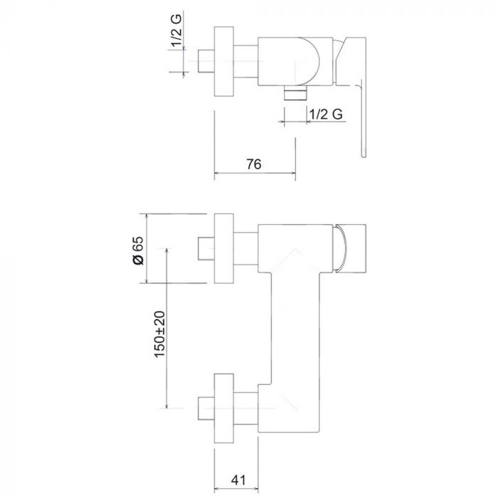 Смеситель для душа Bianchi Freedom ESDFRE2005046SKCRM