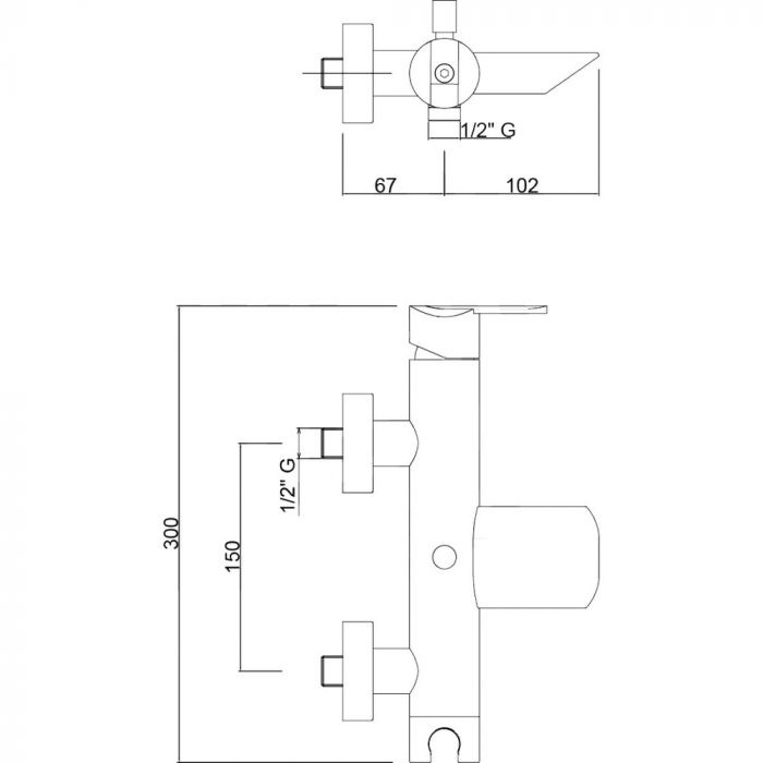Смеситель для ванны Bianchi Dream VSCDRM2004SKCRM