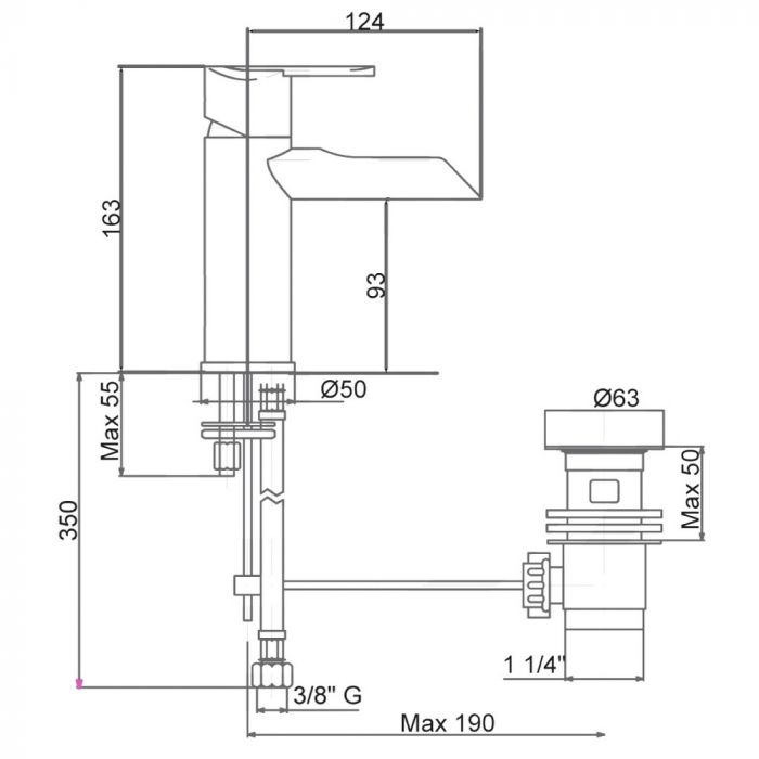 Смеситель для раковины Bianchi Heaven LVBHEV2002IMCRM