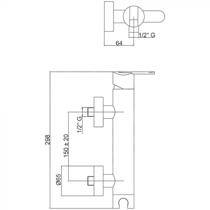 Смеситель для душа Bianchi Heaven ESDHEV2005SKCRM