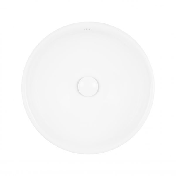 Раковина-чаша Qtap Owl 400х400х155 White з донним клапаном QT1911K53W