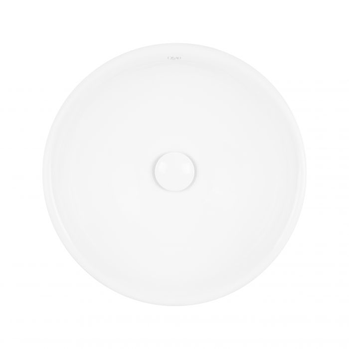 Раковина-чаша Qtap Owl 400х400х155 White с донным клапаном QT1911K53W