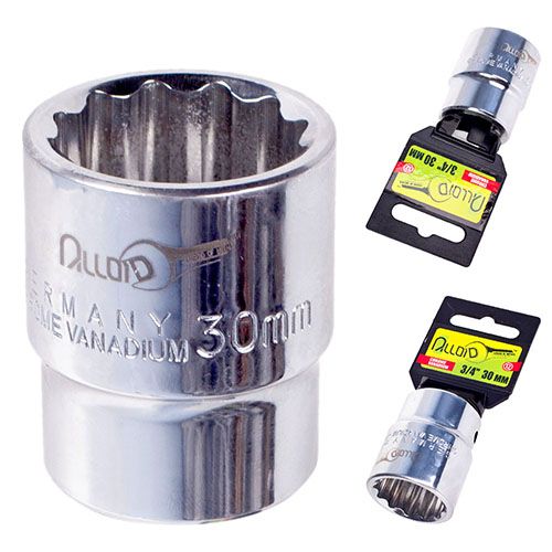 Торцевая головка 3/4", 12 ган. 19 мм Alloid