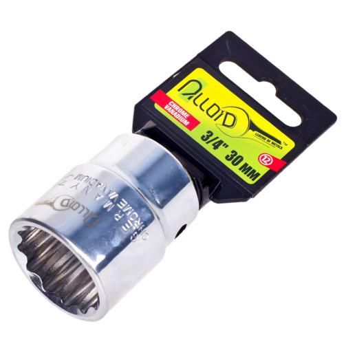 Торцевая головка 3/4", 12 ган. 19 мм Alloid