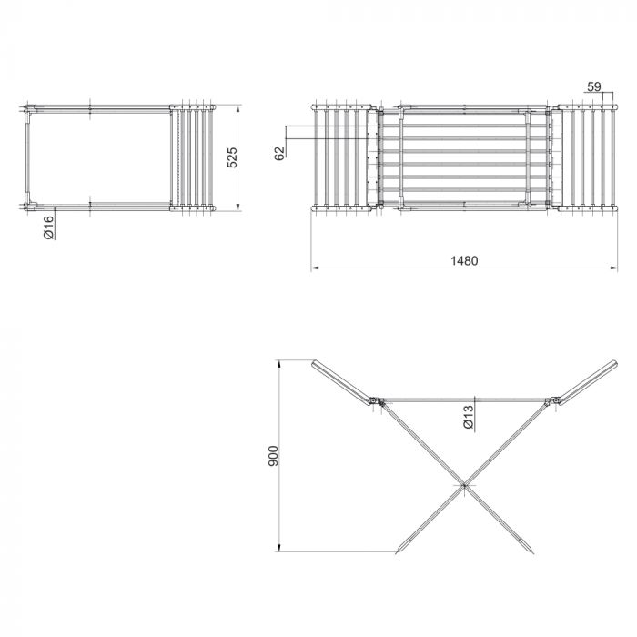 Сушилка для белья электрическая Qtap Breeze (SIL) 55701
