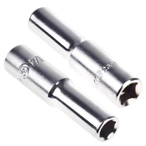 Торцевая глубокая головка 1/4" 6-г 12 мм (2300M12) HANS