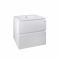 Комплект Qtap Albatross 605х725х460 White тумба подвесная+врезная раковина QT0172TP600D3060CW