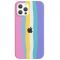 Чехол Silicone case Full Rainbow для Apple iPhone 13 Pro (6.1")
