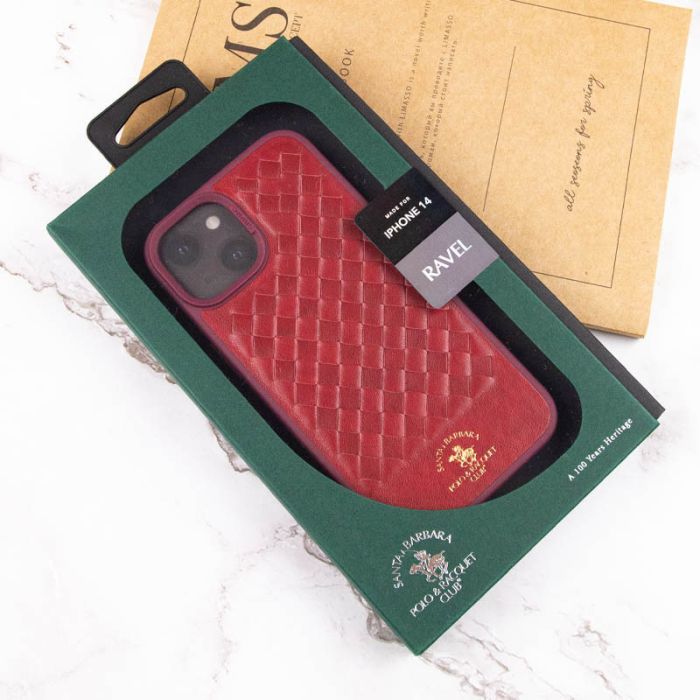 Кожаный чехол Polo Santa Barbara для Apple iPhone 14 (6.1")