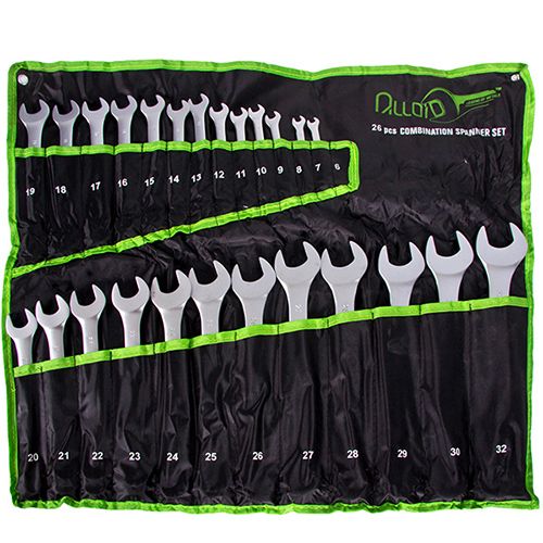 Набор комбинированных ключей. 26 предметов Alloid (специальность) (НК-2005-26М)