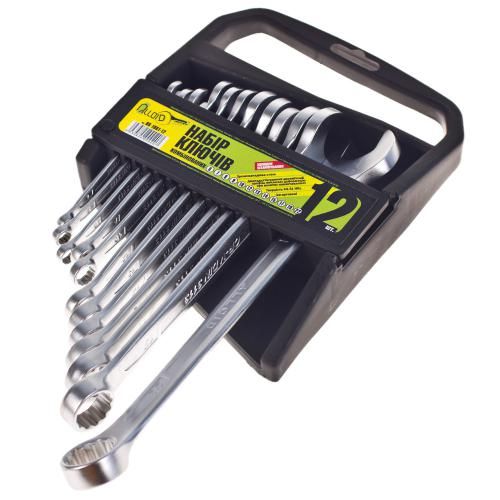 Набор комбинированных ключей. 12 предметов Alloid