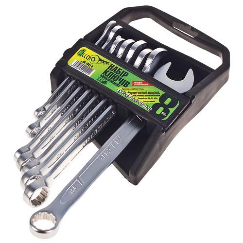 Набор комбинированных ключей. 8 предметов Alloid