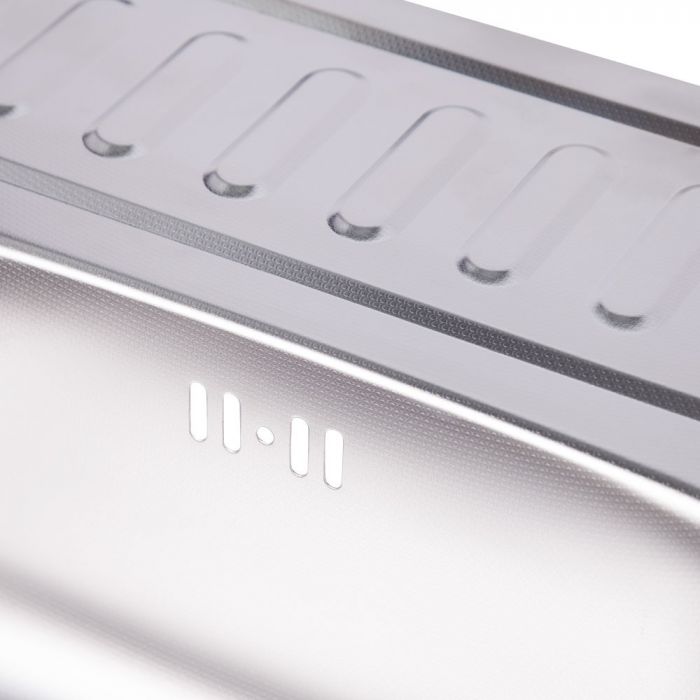 Кухонная мойка Lidz 6050-R 0,6 мм Decor (LIDZ6050R06DEC)