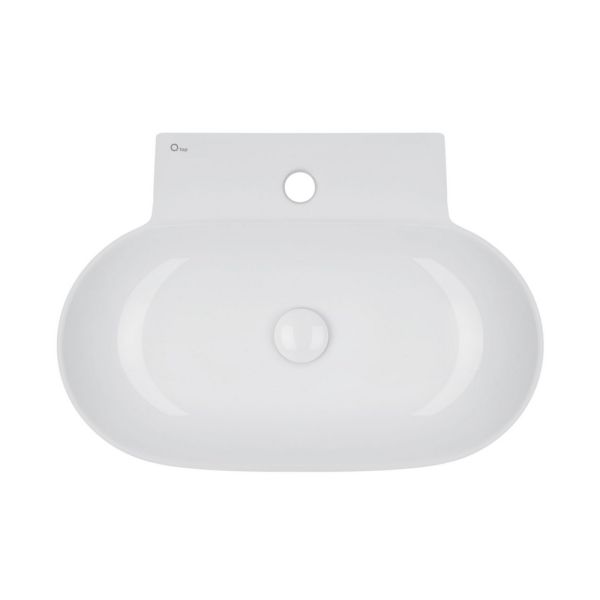 Раковина Qtap Cardinal 565х400х130 White з донним клапаном QT0411K177W